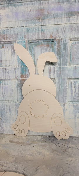 24 X 16 Bunny Butt wood  cut-out